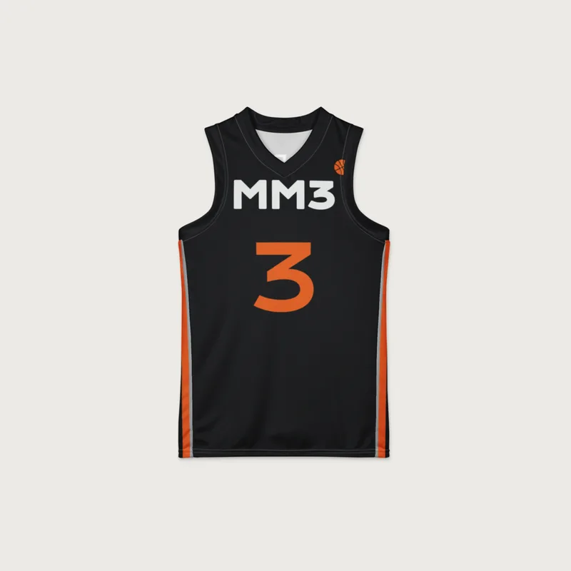 MM3 Youth Basketball Jersey, with the MM3 mark